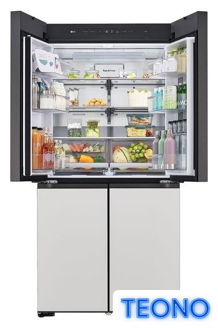 Четырёхдверный холодильник LG MoodUP GMV960NNME - Изображение №10 — Интернет-магазин Teono.by