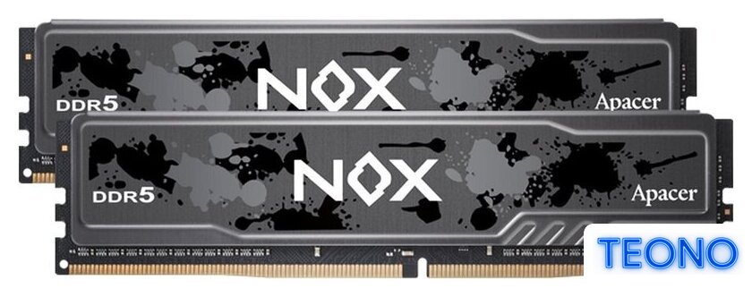 Оперативная память Apacer NOX 2x16ГБ DDR5 5200 МГц AH5U32G52C522MBAA-2 - Изображение №1 — Интернет-магазин Teono.by