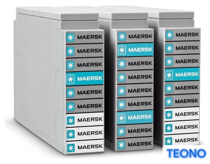 Конструктор LEGO 40955 Контейнеровоз Maersk с двухтопливным двигателем - Изображение №5 — Интернет-магазин Teono.by