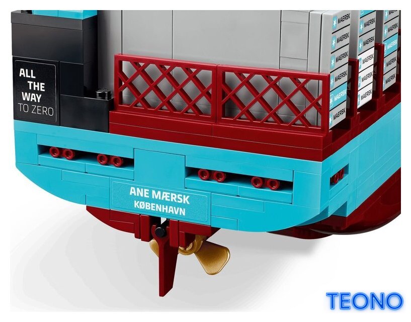 Конструктор LEGO 40955 Контейнеровоз Maersk с двухтопливным двигателем - Изображение №6 — Интернет-магазин Teono.by