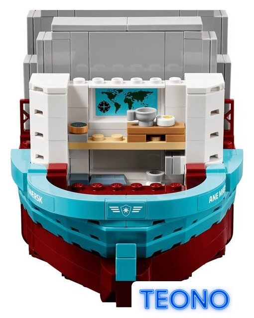 Конструктор LEGO 40955 Контейнеровоз Maersk с двухтопливным двигателем - Изображение №8 — Интернет-магазин Teono.by