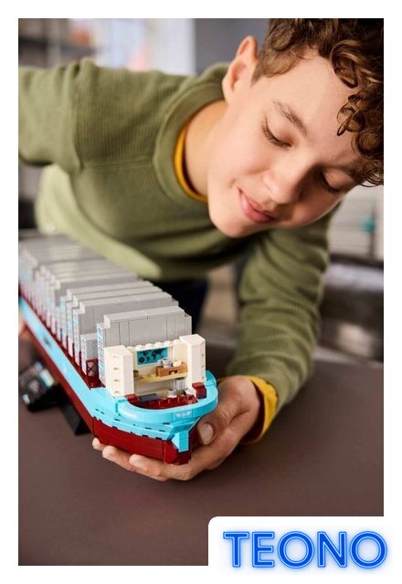 Конструктор LEGO 40955 Контейнеровоз Maersk с двухтопливным двигателем - Изображение №13 — Интернет-магазин Teono.by