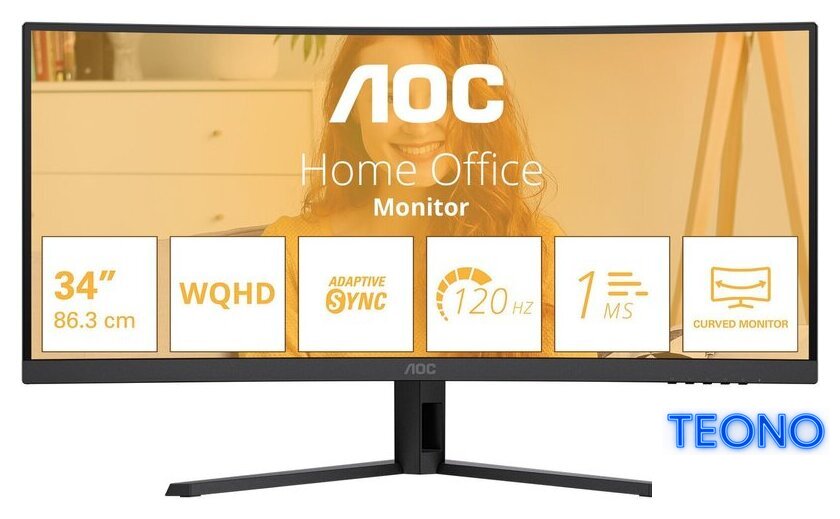 Монитор AOC CU34B3E - Изображение №1 — Интернет-магазин Teono.by