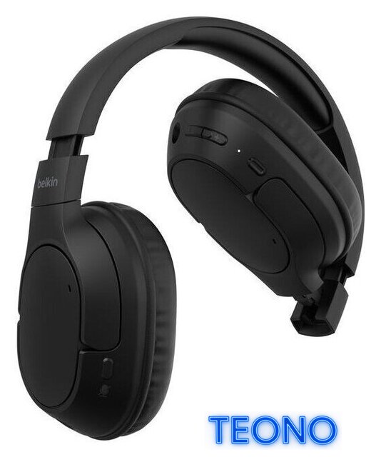 Наушники Belkin SoundForm Surround Wireless (черный) - Изображение №4 — Интернет-магазин Teono.by