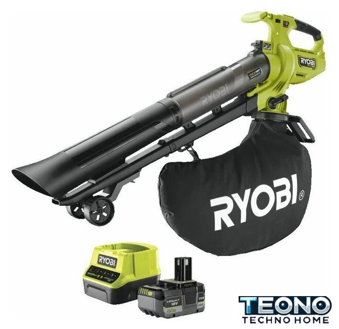 Садовая воздуходувка Ryobi RY18BVXA-150 5133005666 (с 1-им АКБ) - Изображение №1 — Интернет-магазин Teono.by