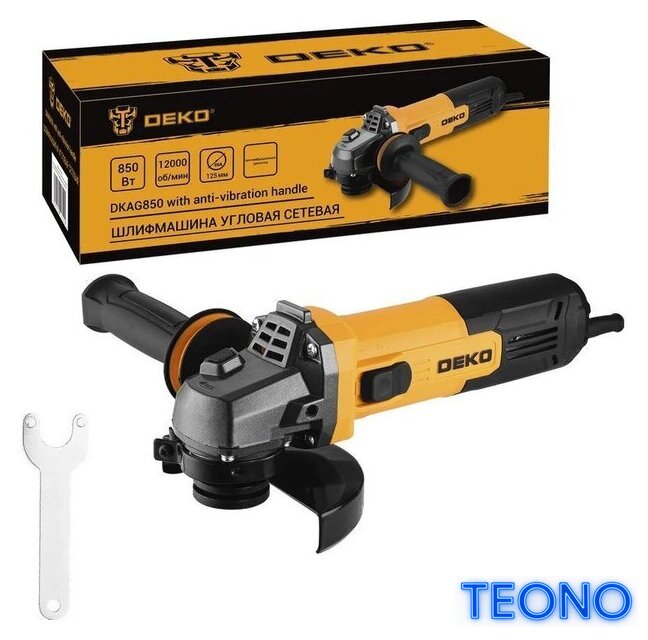 Угловая шлифмашина Deko DKAG850 085-1007 - Изображение №1 — Интернет-магазин Teono.by