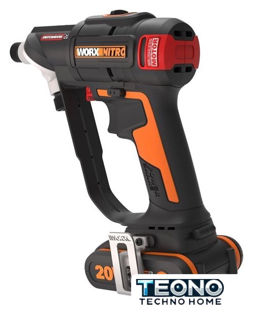 Дрель-шуруповерт Worx Switchdriver 2.0 WX177 (с 1-им АКБ, кейс) - Изображение №4 — Интернет-магазин Teono.by
