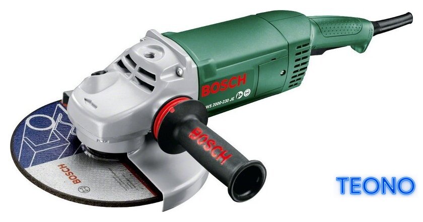 Угловая шлифмашина Bosch PWS 2000-230 JE [06033C6001] - Изображение №1 — Интернет-магазин Teono.by