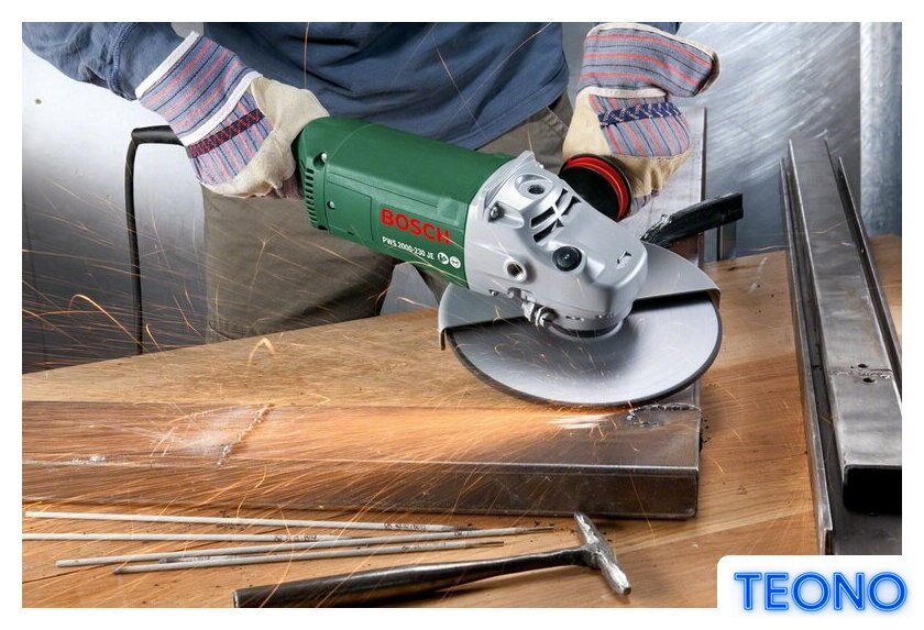 Угловая шлифмашина Bosch PWS 2000-230 JE [06033C6001] - Изображение №2 — Интернет-магазин Teono.by