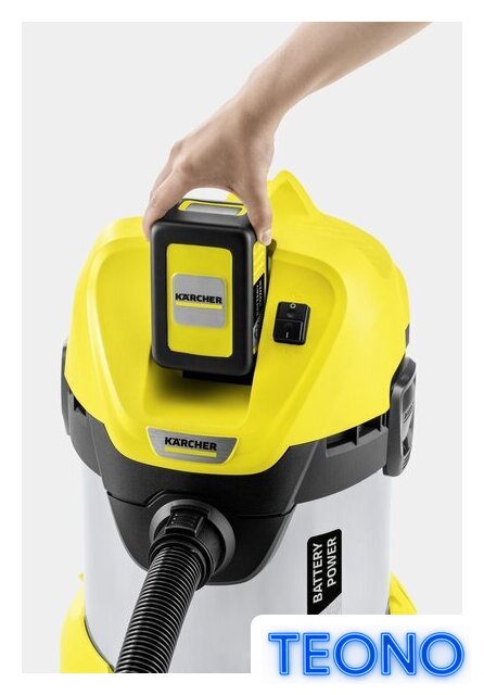 Пылесос Karcher WD 3 Battery Premium 1.629-950.0 - Изображение №4 — Интернет-магазин Teono.by