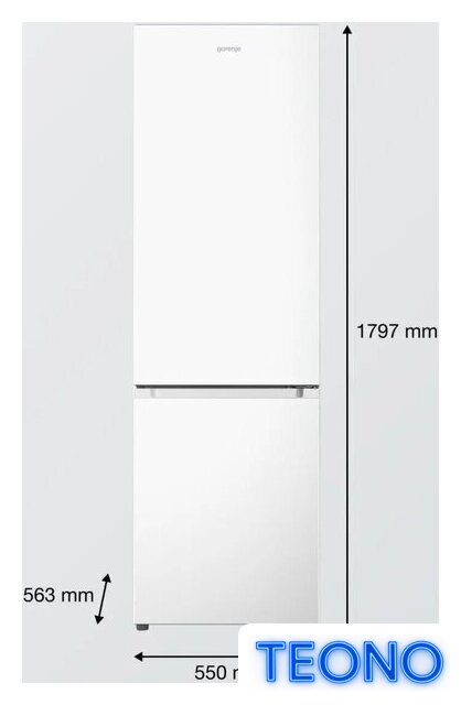 Холодильник Gorenje NRK418EEW4 - Изображение №5 — Интернет-магазин Teono.by