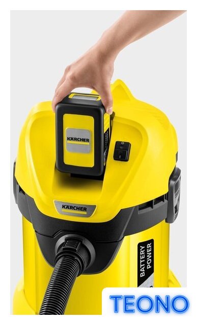 Пылесос Karcher WD 3 Battery 1.629-910.0 - Изображение №4 — Интернет-магазин Teono.by