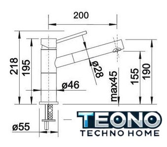 Смеситель Blanco Alta-S Compact 515122 (хром) - Изображение №3 — Интернет-магазин Teono.by