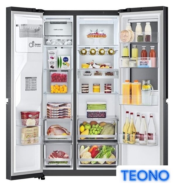 Холодильник side by side LG DoorCooling+ InstaView GSXV90MCDE - Изображение №4 — Интернет-магазин Teono.by