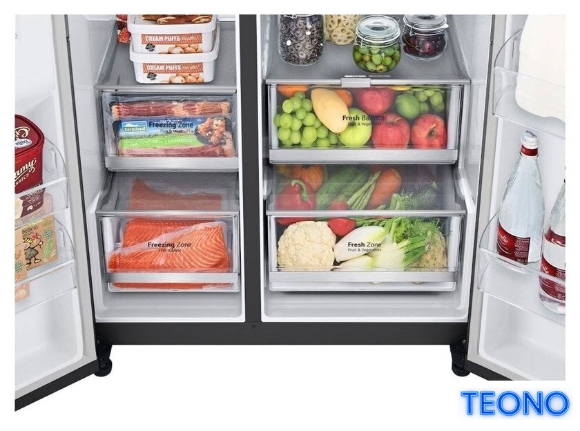 Холодильник side by side LG DoorCooling+ InstaView GSXV90MCDE - Изображение №9 — Интернет-магазин Teono.by