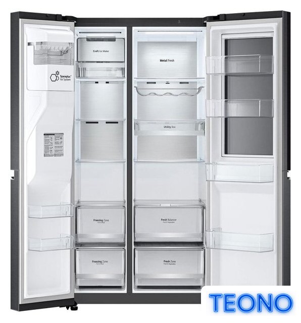 Холодильник side by side LG DoorCooling+ InstaView GSXV90MCDE - Изображение №5 — Интернет-магазин Teono.by