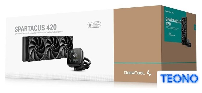 Система жидкостного охлаждения для процессора DeepCool Spartacus 420 R-SPT420-BKDSMP-G-1 - Изображение №5 — Интернет-магазин Teono.by