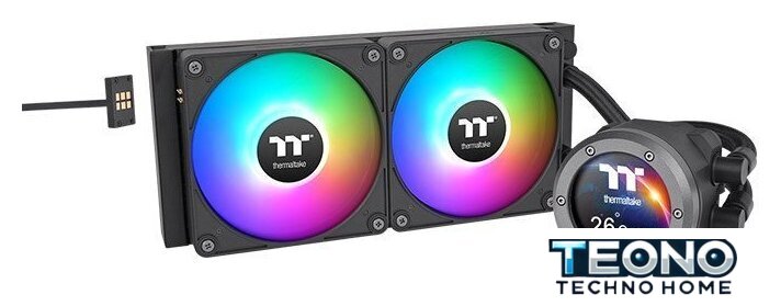Система жидкостного охлаждения для процессора Thermaltake TH280 V2 Ultra EX ARGB CL-W416-PL14SW-A - Изображение №1 — Интернет-магазин Teono.by