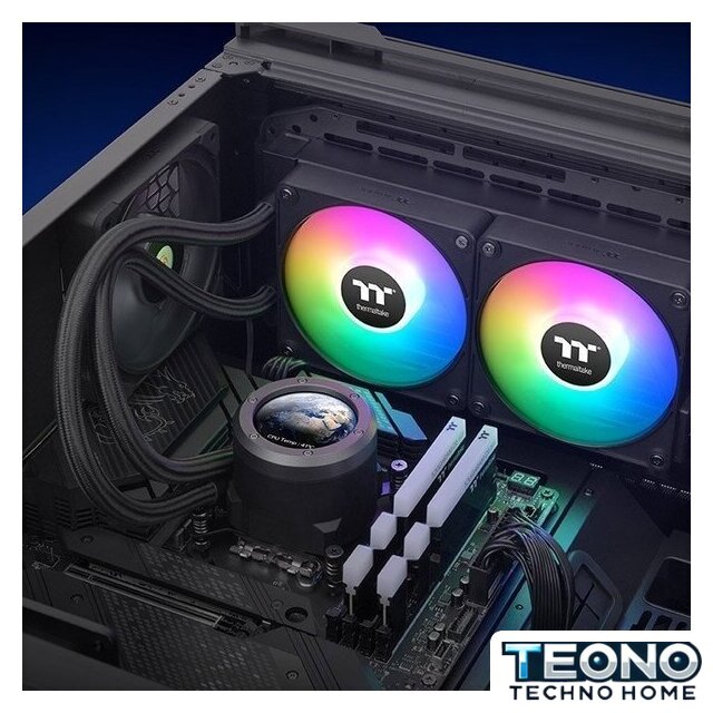 Система жидкостного охлаждения для процессора Thermaltake TH280 V2 Ultra EX ARGB CL-W416-PL14SW-A - Изображение №6 — Интернет-магазин Teono.by