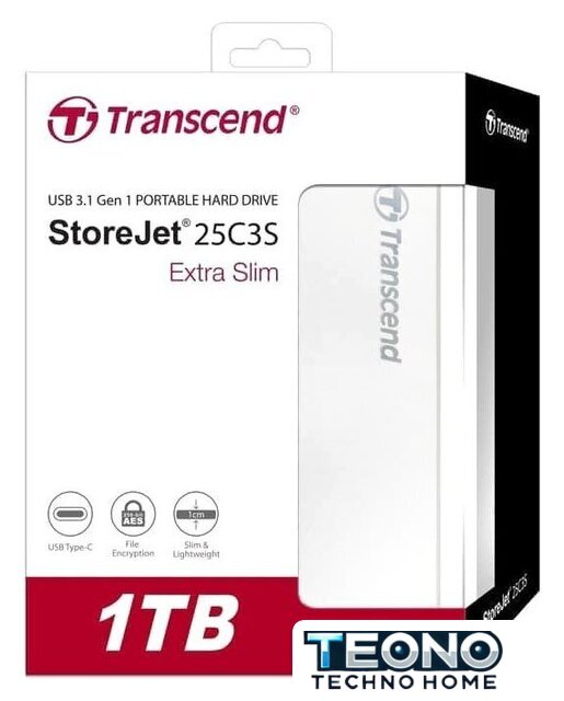 Внешний накопитель Transcend StoreJet 25C3S TS1TSJ25C3S 1TB - Изображение №5 — Интернет-магазин Teono.by