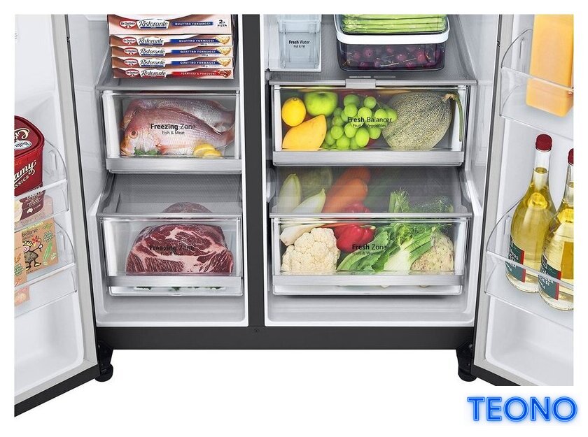 Холодильник side by side LG DoorCooling+ InstaView GSXV90MCAE - Изображение №8 — Интернет-магазин Teono.by