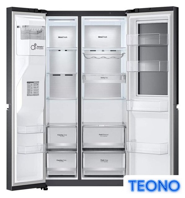 Холодильник side by side LG DoorCooling+ InstaView GSXV90MCAE - Изображение №6 — Интернет-магазин Teono.by