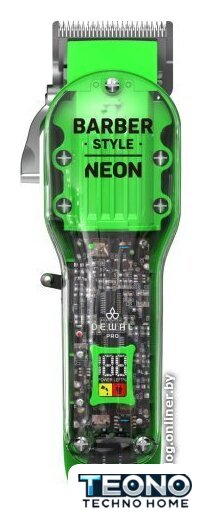 Машинка для стрижки волос Dewal Baber Style Neon 03-081 Green - Изображение №1 — Интернет-магазин Teono.by
