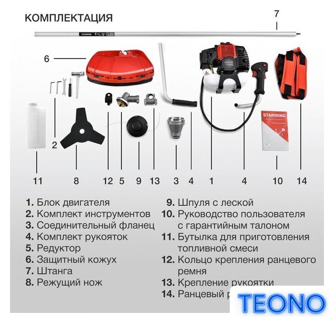 Триммер StarWind GT-52 - Изображение №6 — Интернет-магазин Teono.by