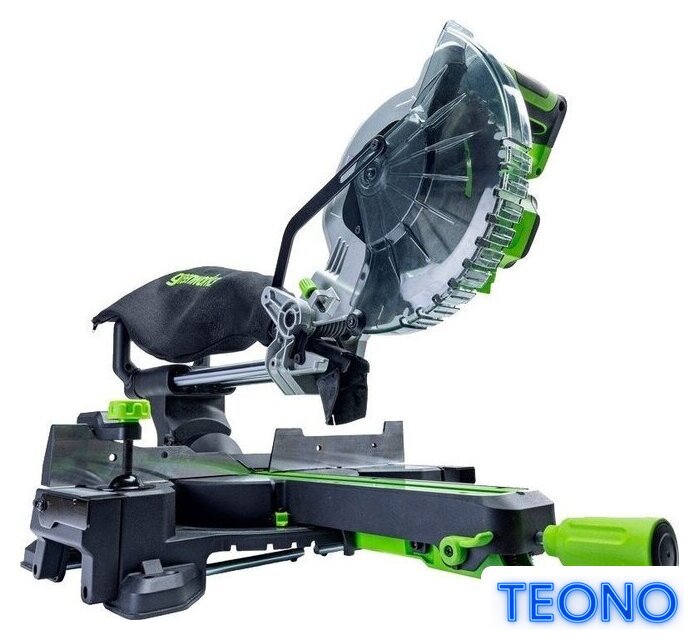Торцовочная пила Greenworks GD24MS216 1501707UG (с 1-им АКБ) - Изображение №9 — Интернет-магазин Teono.by