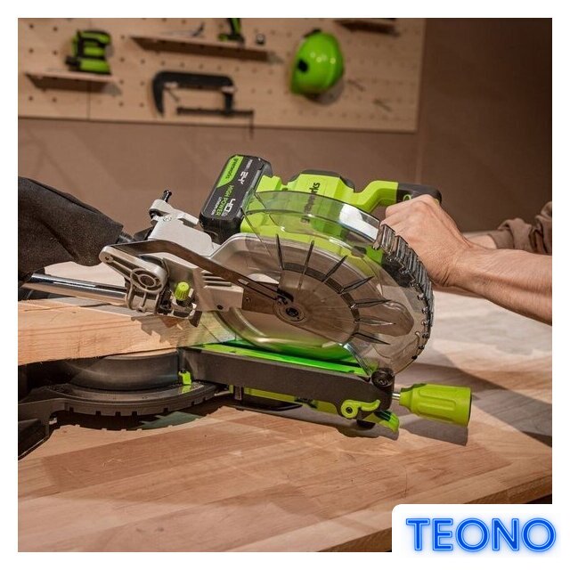 Торцовочная пила Greenworks GD24MS216 1501707UG (с 1-им АКБ) - Изображение №24 — Интернет-магазин Teono.by