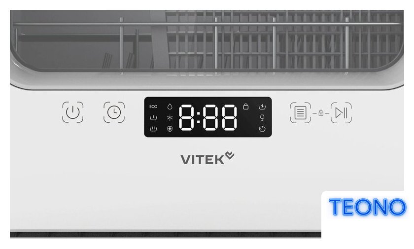 Настольная посудомоечная машина Vitek VT-DT202 - Изображение №8 — Интернет-магазин Teono.by