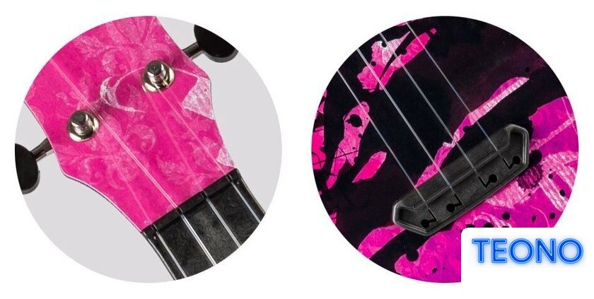 Укулеле Flight Ultra Travel UTS-40 Pink Rules - Изображение №5 — Интернет-магазин Teono.by