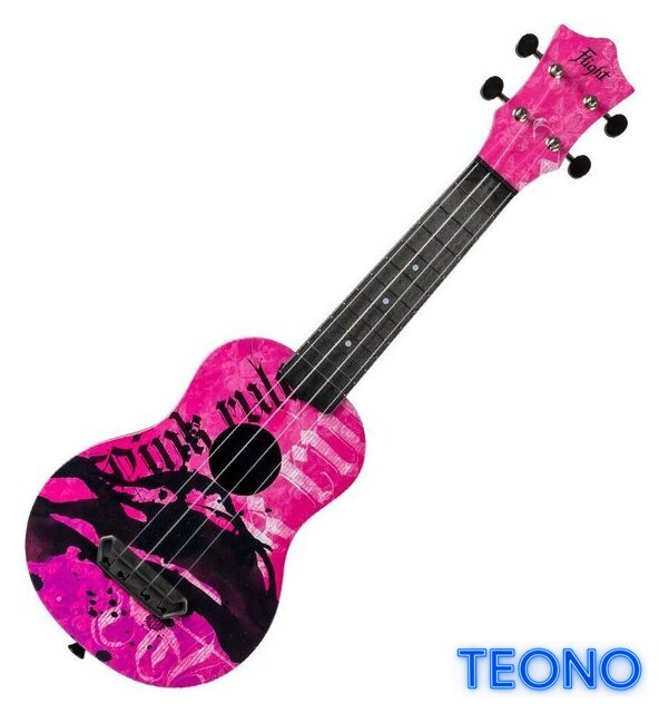 Укулеле Flight Ultra Travel UTS-40 Pink Rules - Изображение №8 — Интернет-магазин Teono.by
