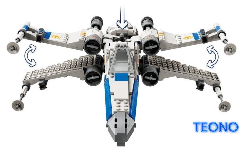 Конструктор LEGO Star Wars 75460 Истребитель X-wing Новой Республики - Изображение №3 — Интернет-магазин Teono.by