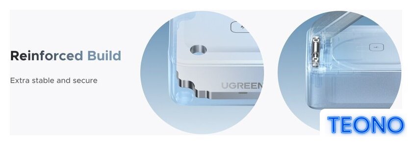 Беспроводное зарядное Ugreen MagFlow 2-in-1 W752 55960 (голубой) - Изображение №2 — Интернет-магазин Teono.by