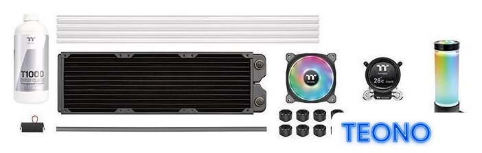 Система жидкостного охлаждения для процессора Thermaltake Pacific CLM360 Ultra Hard Tube Liquid Cooling Kit CL-W335-CU12SW-A - Изображение №6 — Интернет-магазин Teono.by