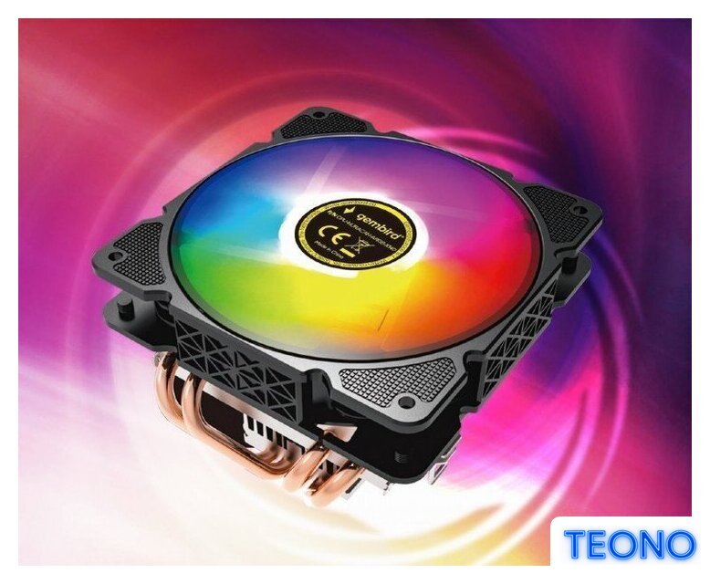 Кулер для процессора Gembird CPU-HURACAN-ARGB-X140 - Изображение №6 — Интернет-магазин Teono.by