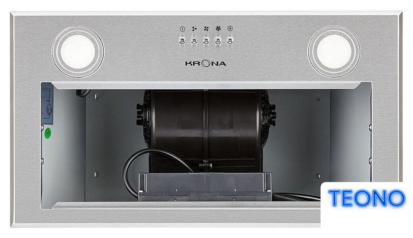 Кухонная вытяжка Krona Ambra 600 PB (нержавеющая сталь) - Изображение №3 — Интернет-магазин Teono.by