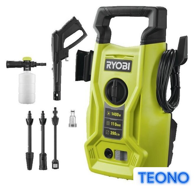 Мойка высокого давления Ryobi RY110PWA - Изображение №1 — Интернет-магазин Teono.by