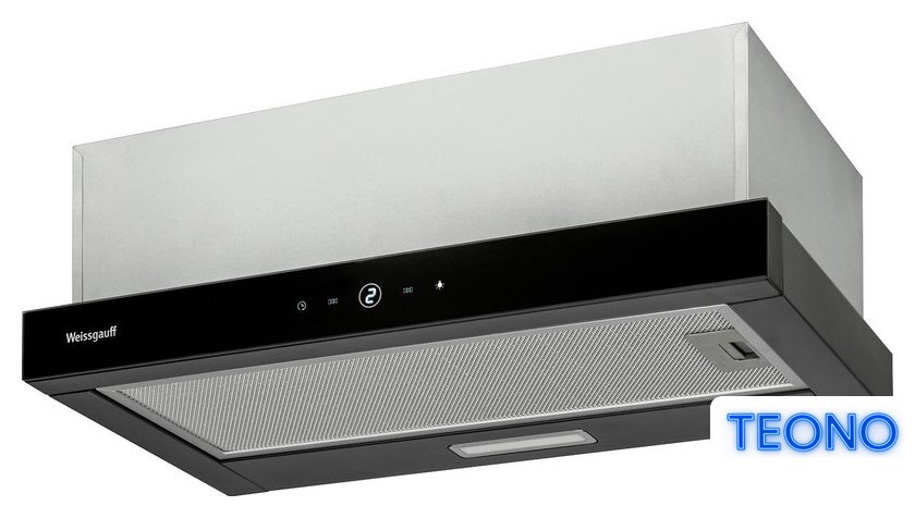 Кухонная вытяжка Weissgauff TEL 600 TC BL - Изображение №1 — Интернет-магазин Teono.by