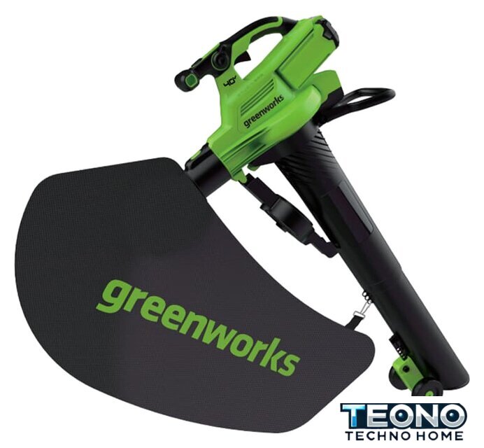 Садовая воздуходувка Greenworks GD40BVII 40V 2406907 (без АКБ) - Изображение №1 — Интернет-магазин Teono.by