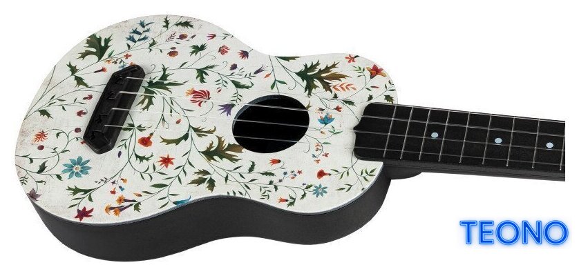 Укулеле Flight Ultra Travel UTS-40 Flower - Изображение №3 — Интернет-магазин Teono.by