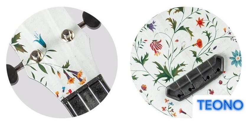 Укулеле Flight Ultra Travel UTS-40 Flower - Изображение №6 — Интернет-магазин Teono.by
