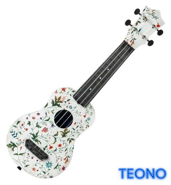 Укулеле Flight Ultra Travel UTS-40 Flower - Изображение №7 — Интернет-магазин Teono.by