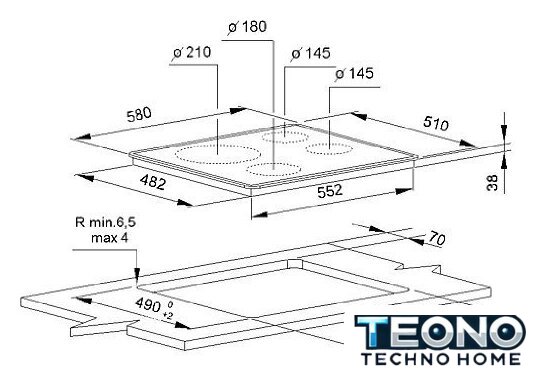 Варочная панель Whirlpool AKT 801/NE - Изображение №2 — Интернет-магазин Teono.by