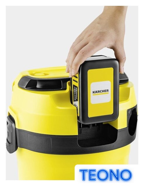 Пылесос Karcher WD 3-18 Battery Set [1.628-551.0] - Изображение №4 — Интернет-магазин Teono.by