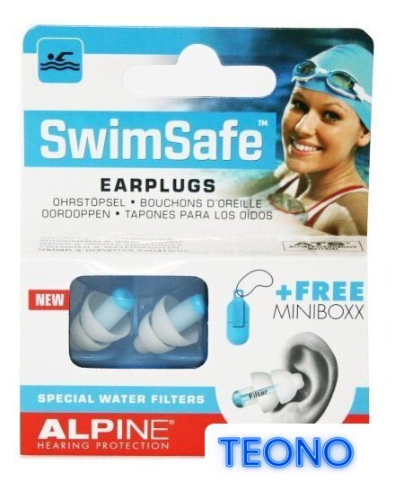 Беруши для плавания Alpine Hearing Protection SwimSafe 111.21.450 - Изображение №1 — Интернет-магазин Teono.by