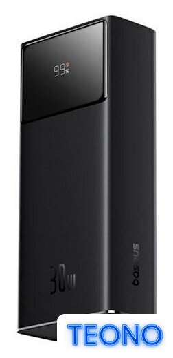 Внешний аккумулятор Baseus Star-Lord Digital Display Fast Charging Power Bank 30000mAh 30W (черный) - Изображение №1 — Интернет-магазин Teono.by