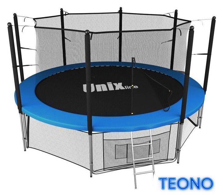 Батут Unix Line Classic 14ft inside (синий/зеленый) - Изображение №17 — Интернет-магазин Teono.by
