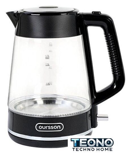 Электрический чайник Oursson KE1747G/BL - Изображение №1 — Интернет-магазин Teono.by